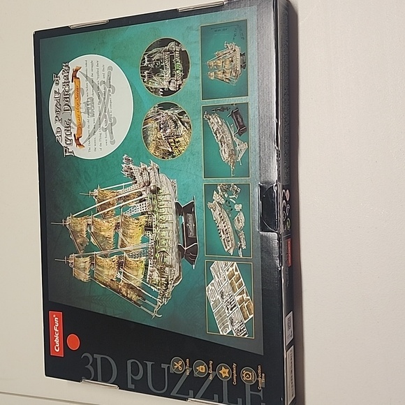 3D Flying Dutchman Puzzle - Picture 2 of 2